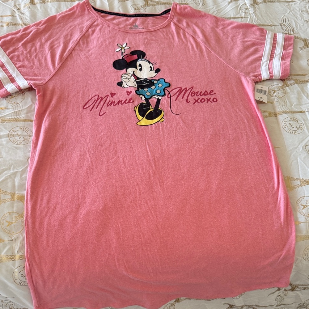 Disney Pink Minnie Mouse Midi Dress